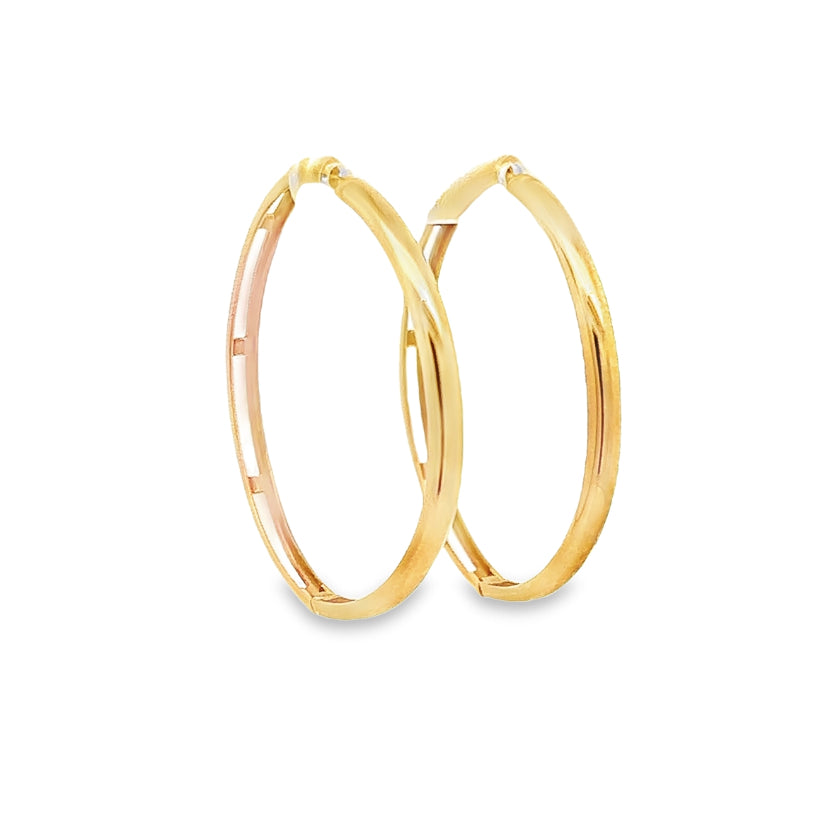 Grandiose  Gold Hoops Earrings