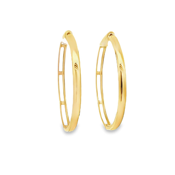 Grandiose  Gold Hoops Earrings