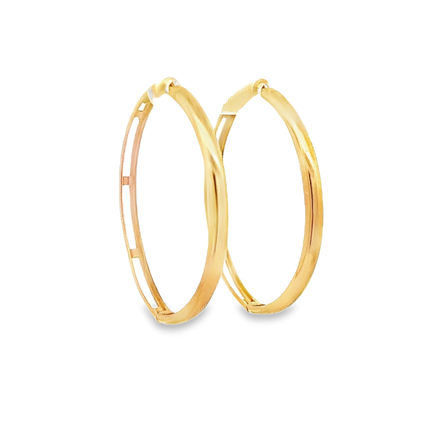 Grandiose  Gold Hoops Earrings