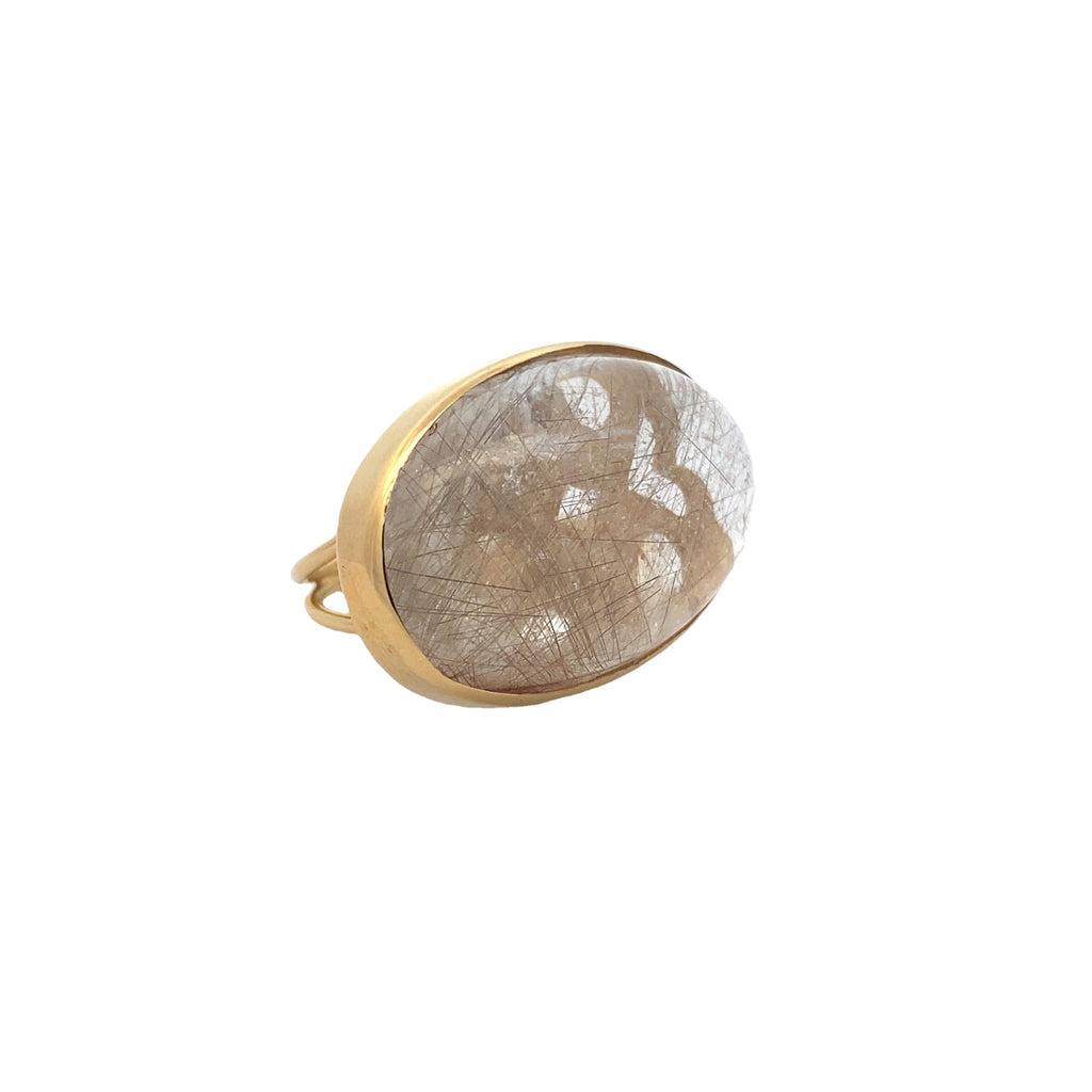 Oval Vintage Quartz Ring