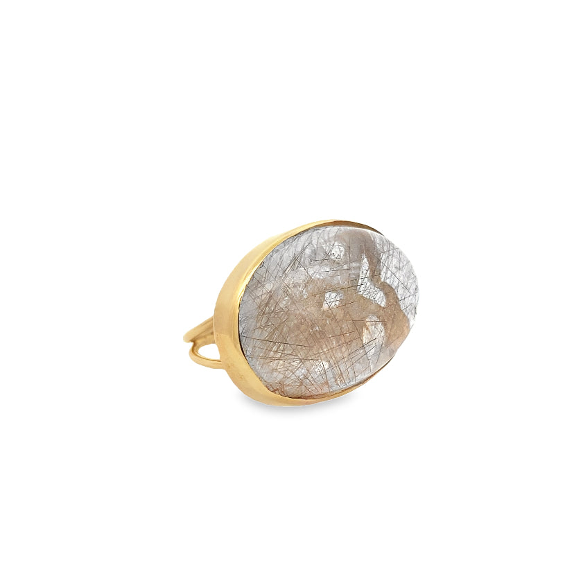 Oval Vintage Quartz Ring