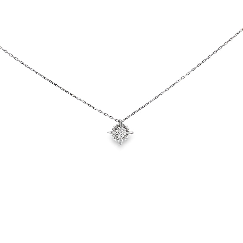StellarCompass Diamond Necklace