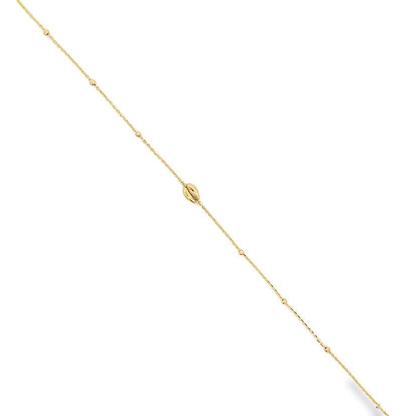 Seashell Gold Anklet