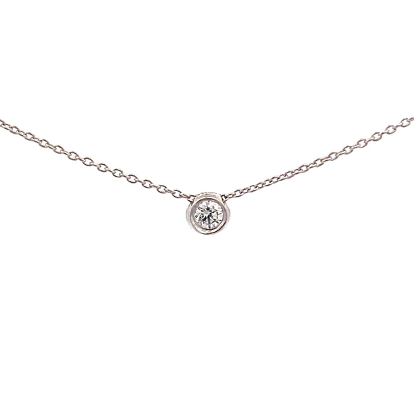 Single Diamond Pendant By Gioielli Di Valenza