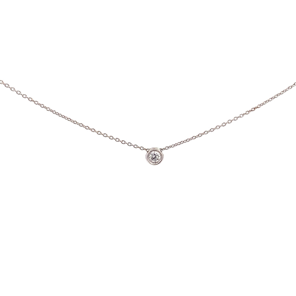 Single Diamond Pendant By Gioielli Di Valenza