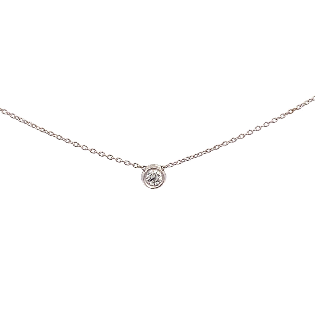 Single Diamond Pendant By Gioielli Di Valenza
