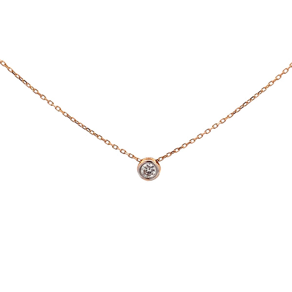 Single Diamond RG Pendant By Gioielli Di Valenza