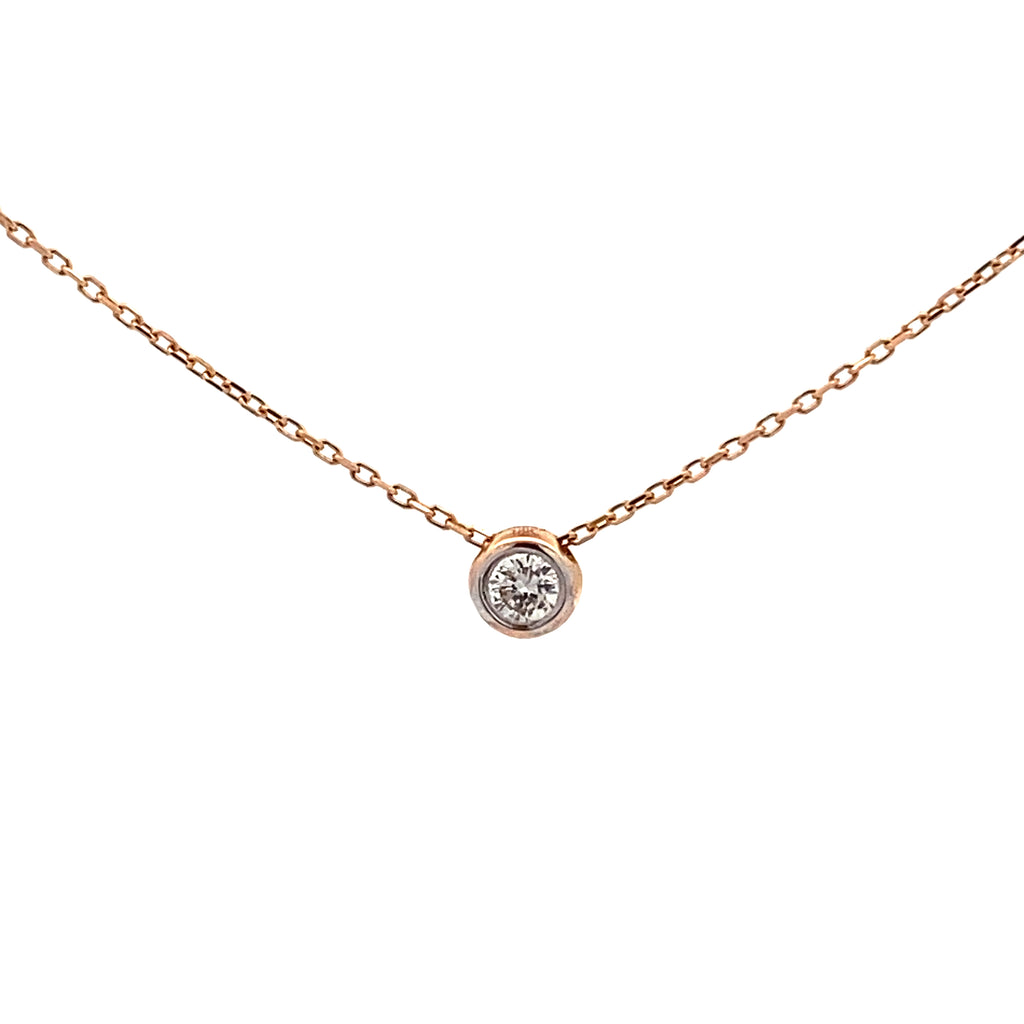 Single Diamond RG Pendant By Gioielli Di Valenza