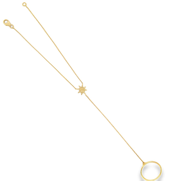 Yellow Gold Ring Bracelet By Gioielli Di Valenza