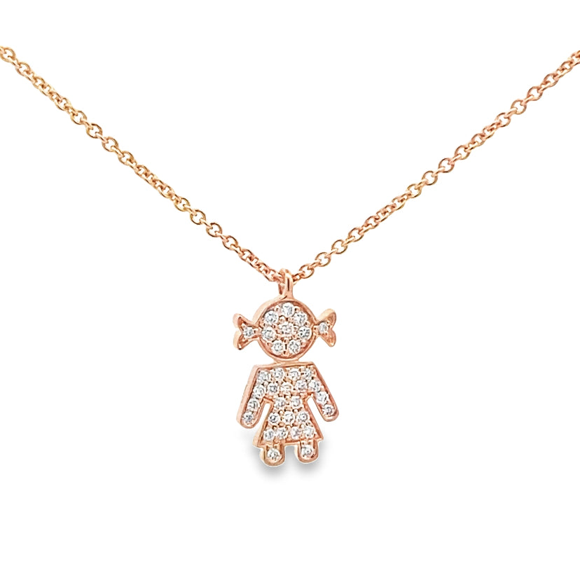Diamond Girl Pendant By Crivelli