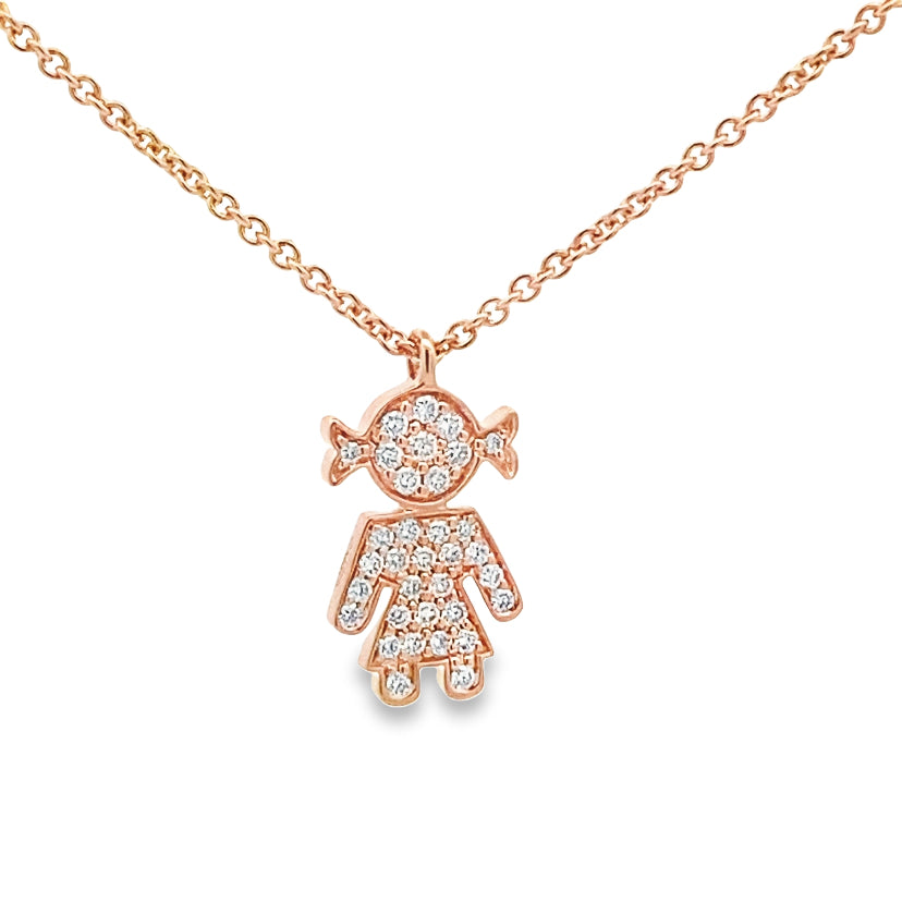 Diamond Girl Pendant By Crivelli