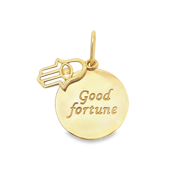 Good Fortune Gold Pendant