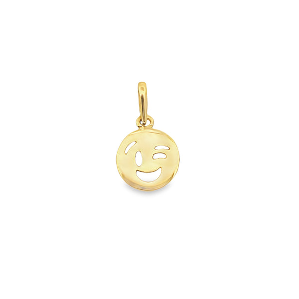 Blink Emoji Gold Pendant