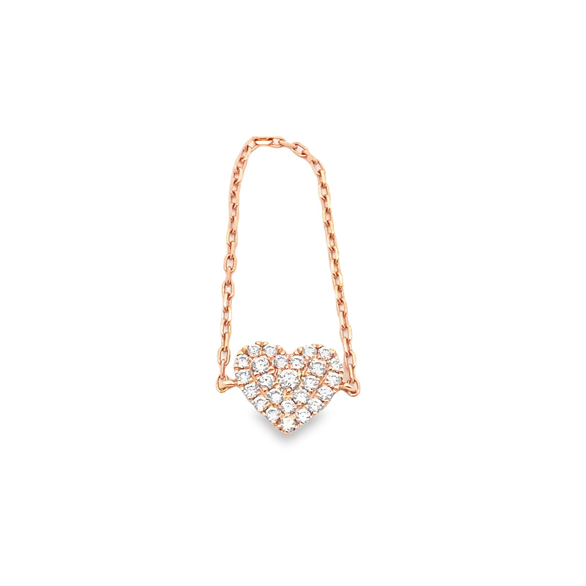 DJULA HEART CHAIN RING