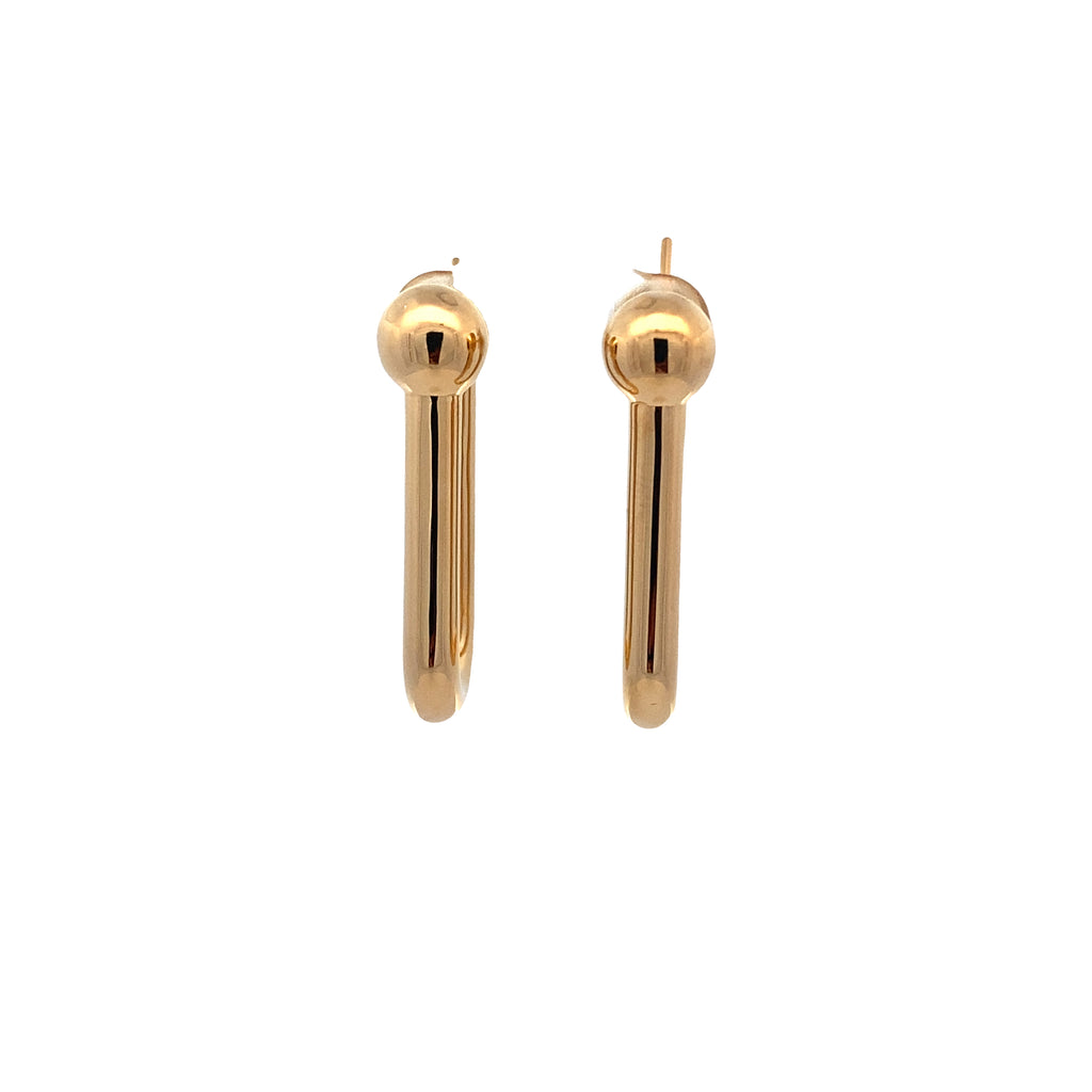 Gilded Clipper Hoops