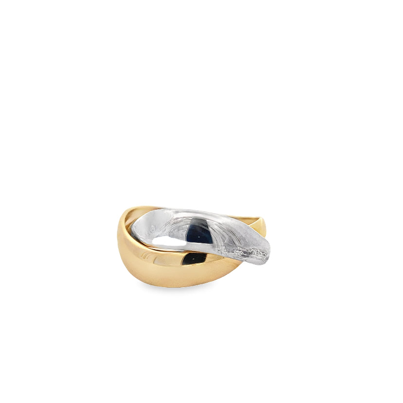 Harmony Duet Gold Ring