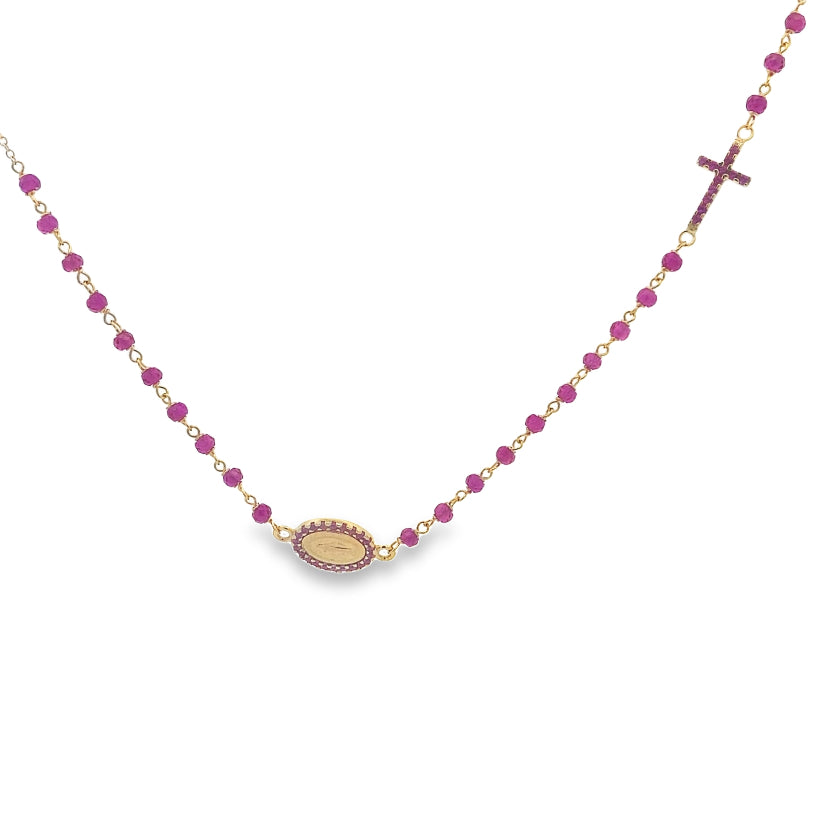 Ethereal Elegance Cross necklace