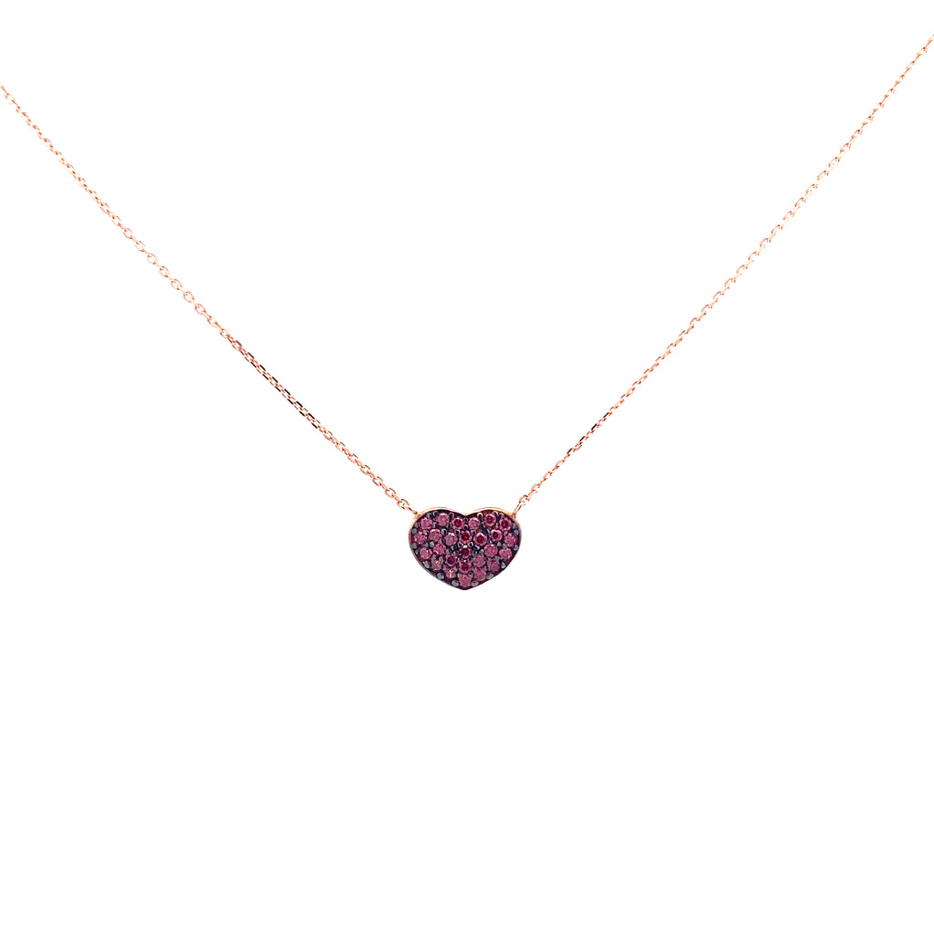 Ruby Devotion Heart Pendant