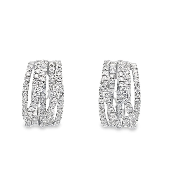 Diamond Cascade Drop Earrings By Gioielli Di Valenza