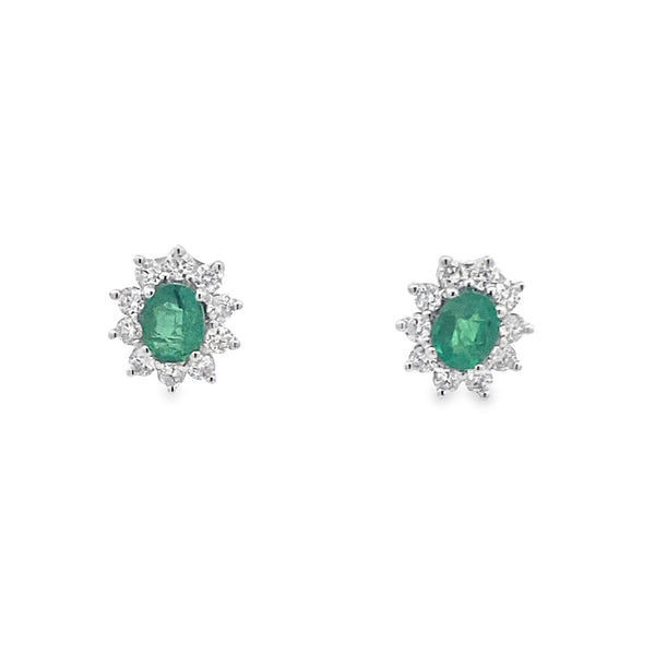 Aurora Emerald Earrings
