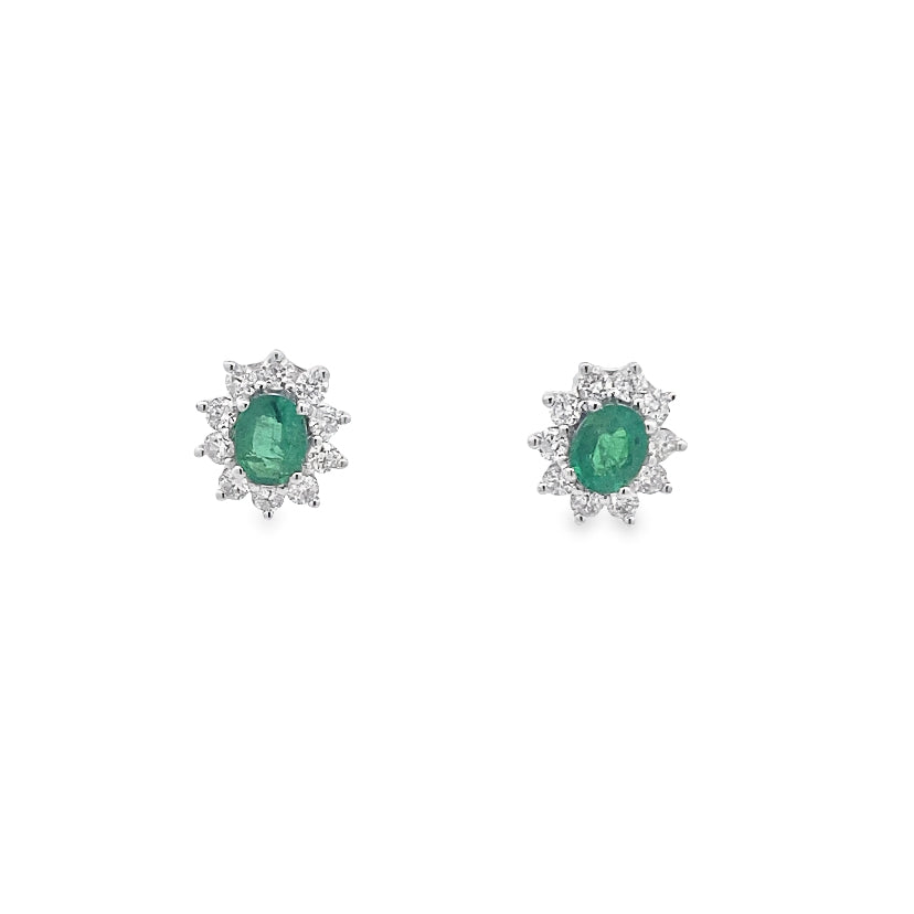 Aurora Emerald Earrings By Gioielli Di Valenza