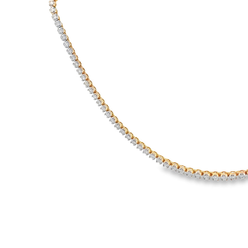Incomparable Diamond Tennis Necklace