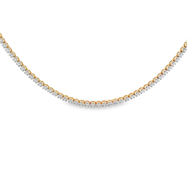 Incomparable Diamond Tennis Necklace