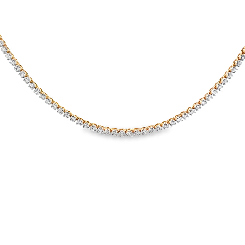 Incomparable Diamond Tennis Necklace