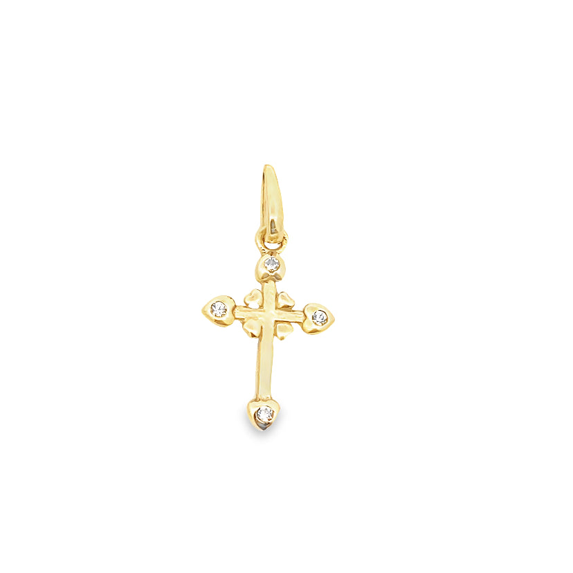 Fe Gold Cross Pendant