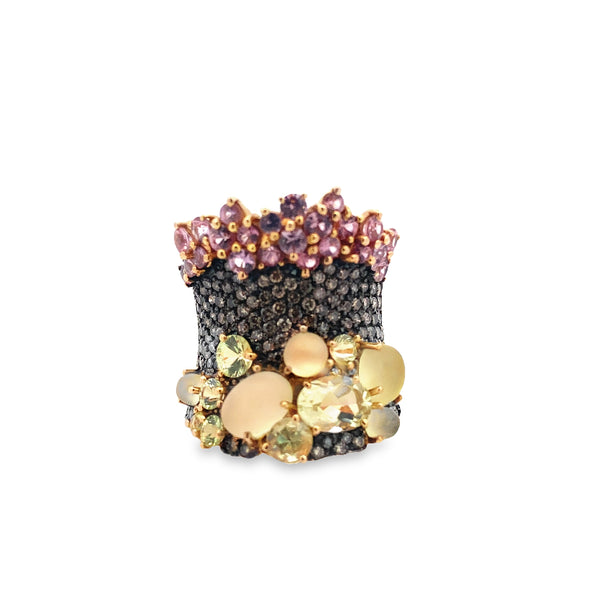 Gem Diamond Ring By Brumani
