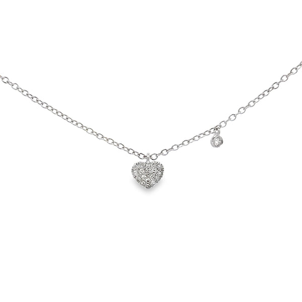 Elara Diamond Heart Necklace