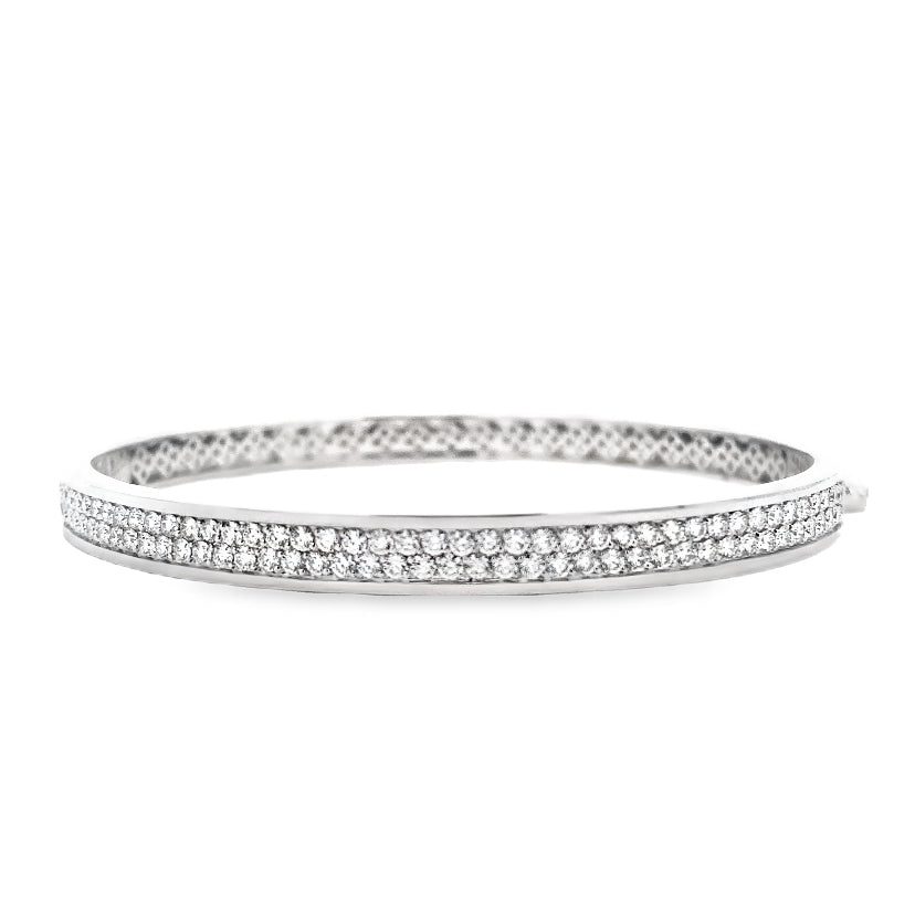 White Gold Diamond Bracelet By Crivelli