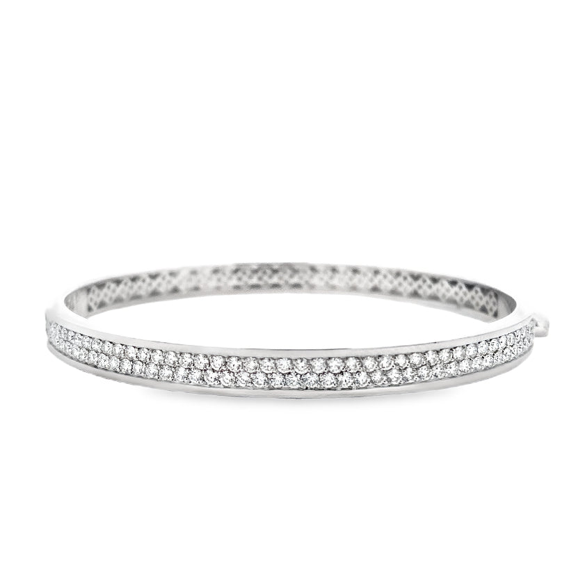White Gold Diamond Bracelet By Crivelli
