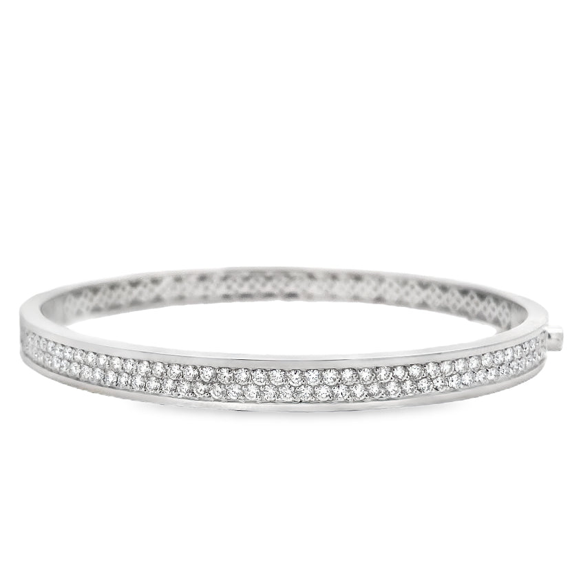White Gold Diamond Bracelet By Crivelli
