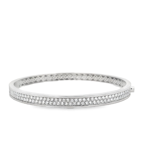 White Gold Diamond Bracelet By Crivelli