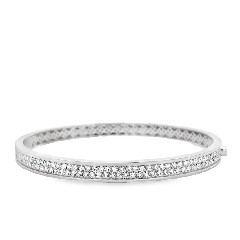 White Gold Diamond Bracelet By Crivelli