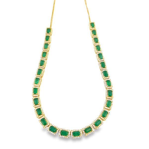Emerald Diamond Choker