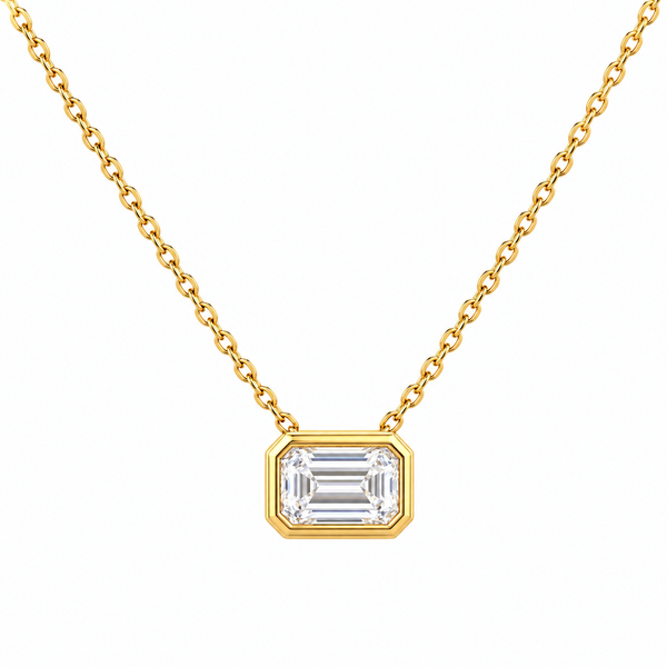 Fearless Square Necklace By Liviluxe Lab Diamonds