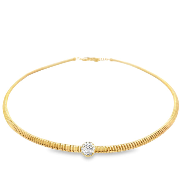 Golden Rain Necklace By Crivelli