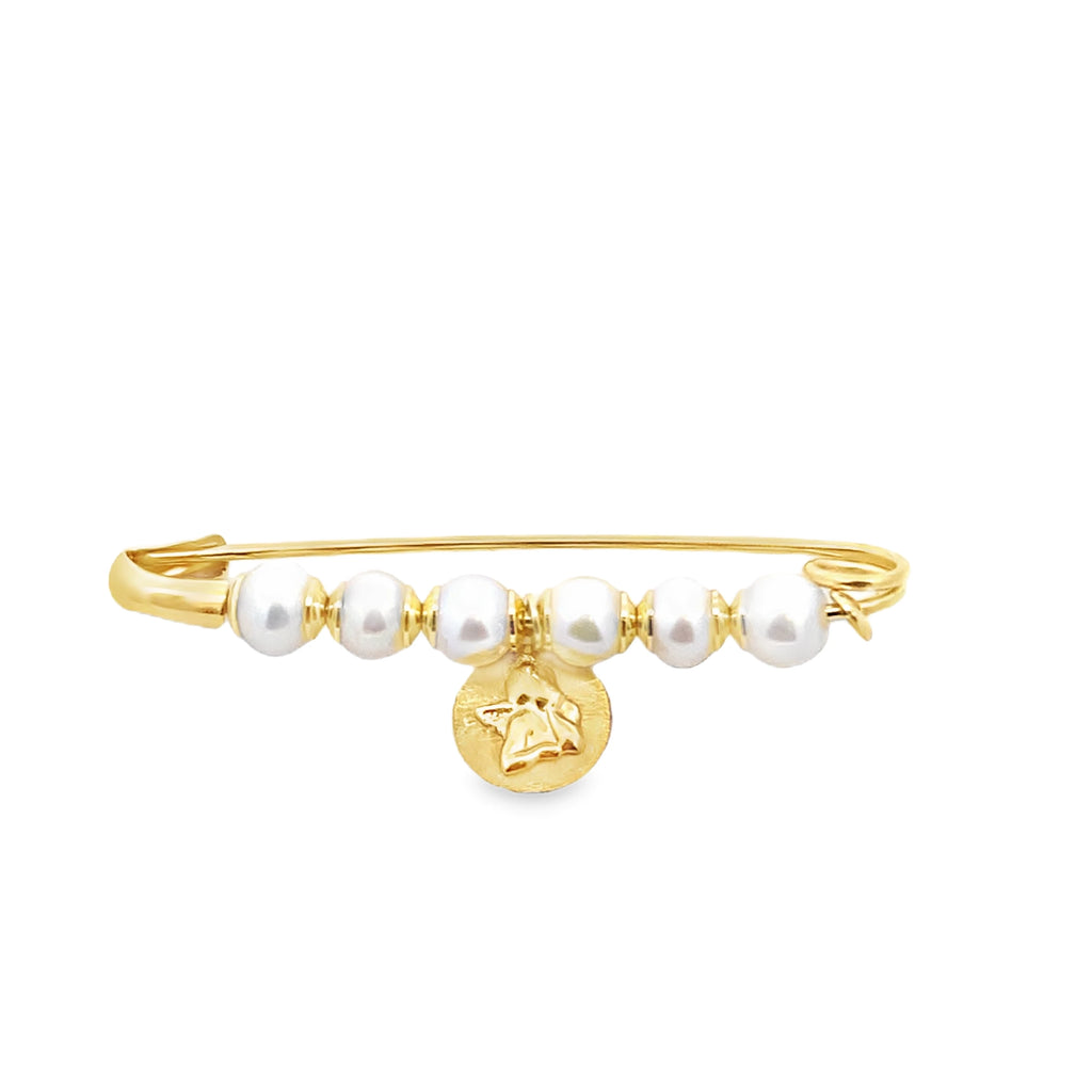 Gilded Pearls Baby Pin