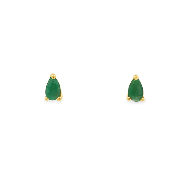 Emerald Chic Baby Studs