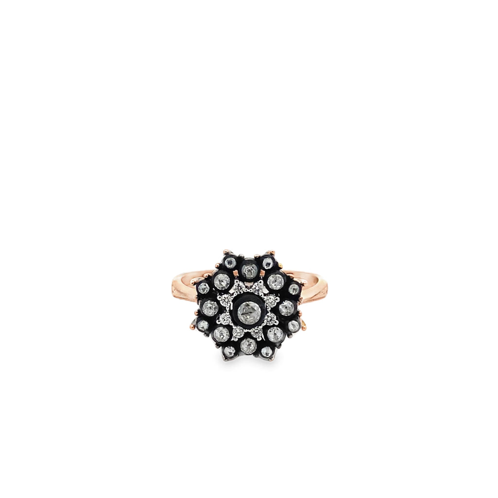 Vintage Rose Gold Ring Star