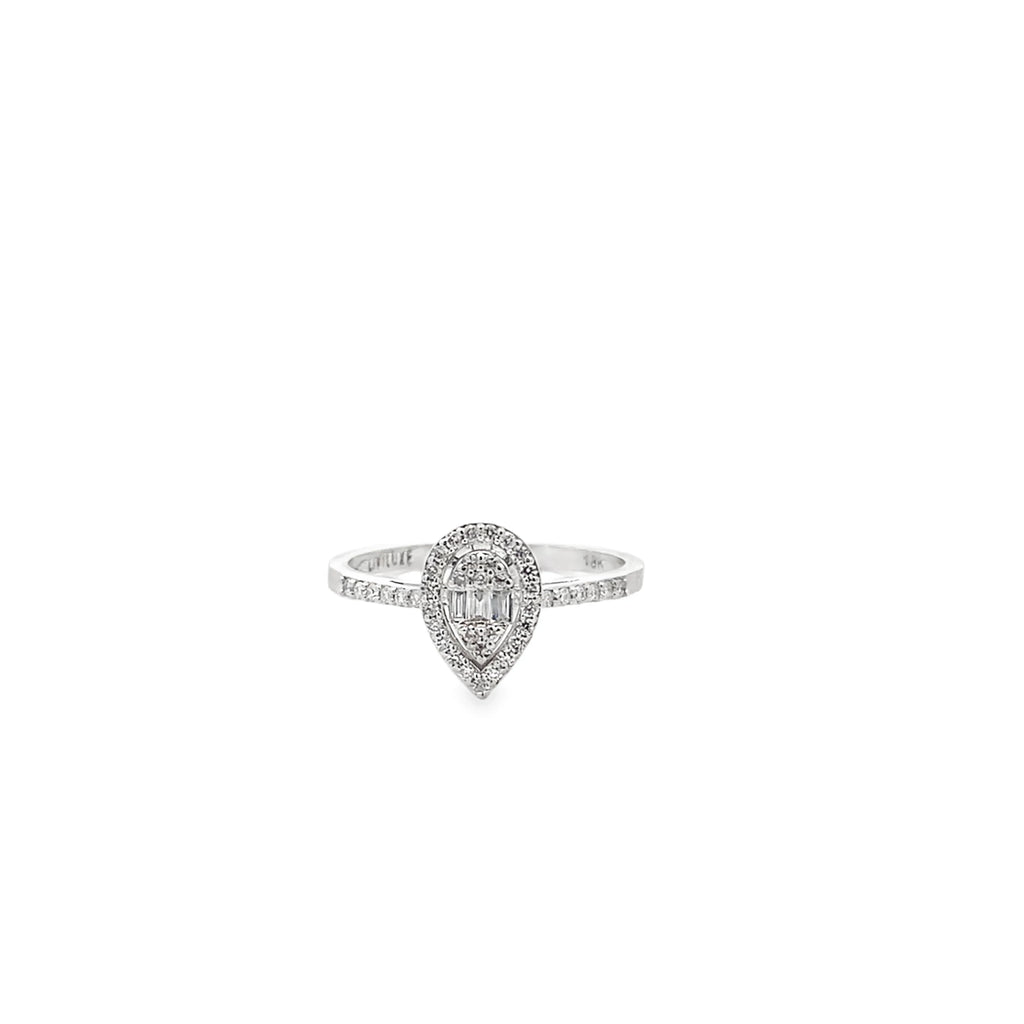 Drop Diamond Ring By Gioielli Di Valenza