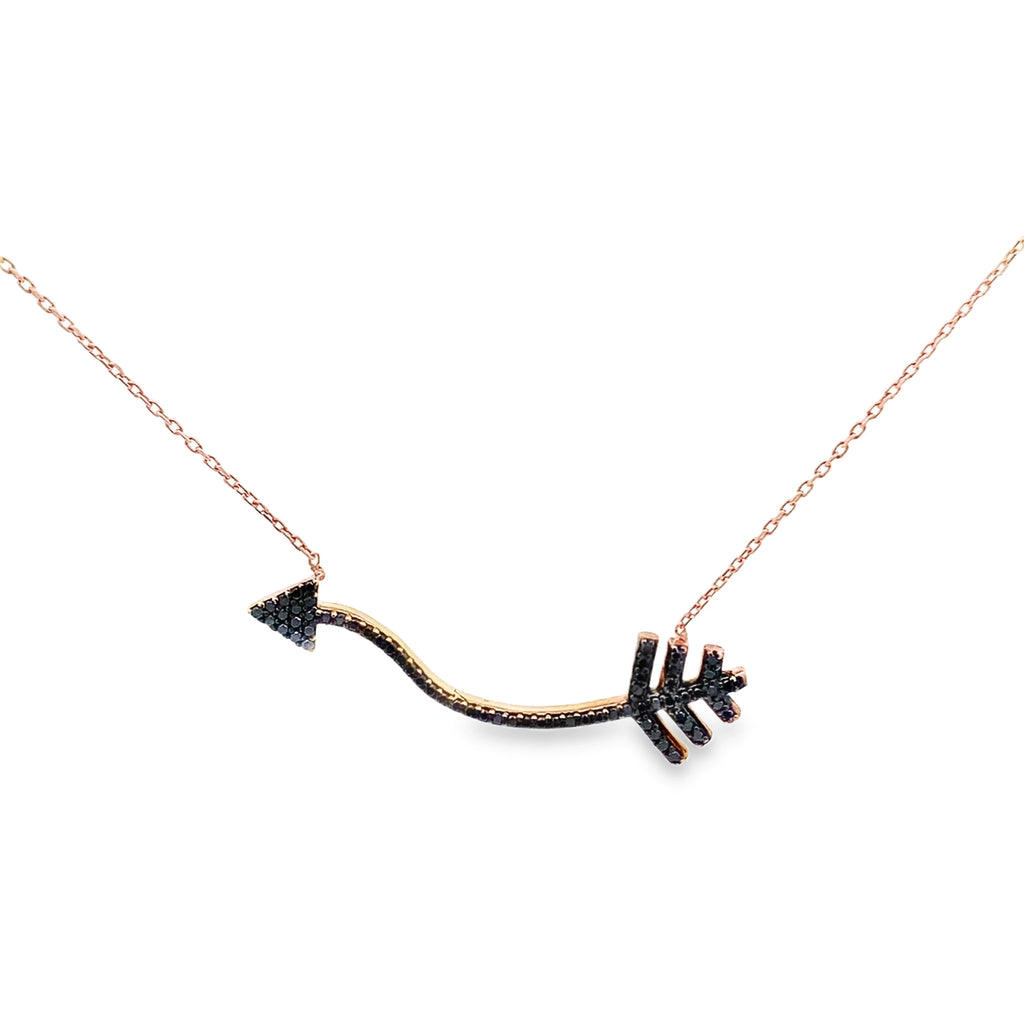 Vintage Black Diamond Arrow By Gioielli Di Valenza