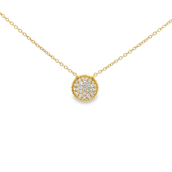 Round Diamond Necklace By Piero Milano