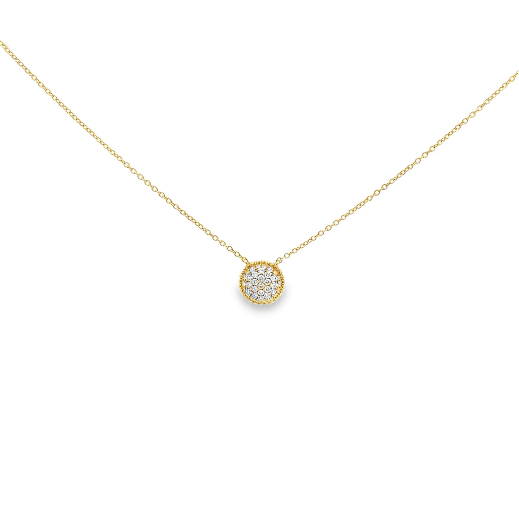 Round Diamond Necklace By Piero Milano