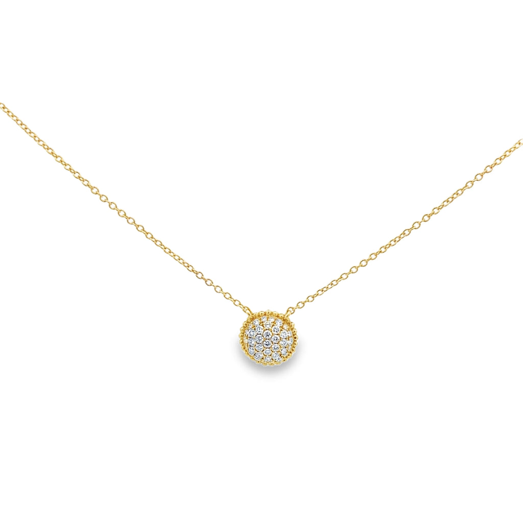 Round Diamond Necklace By Piero Milano