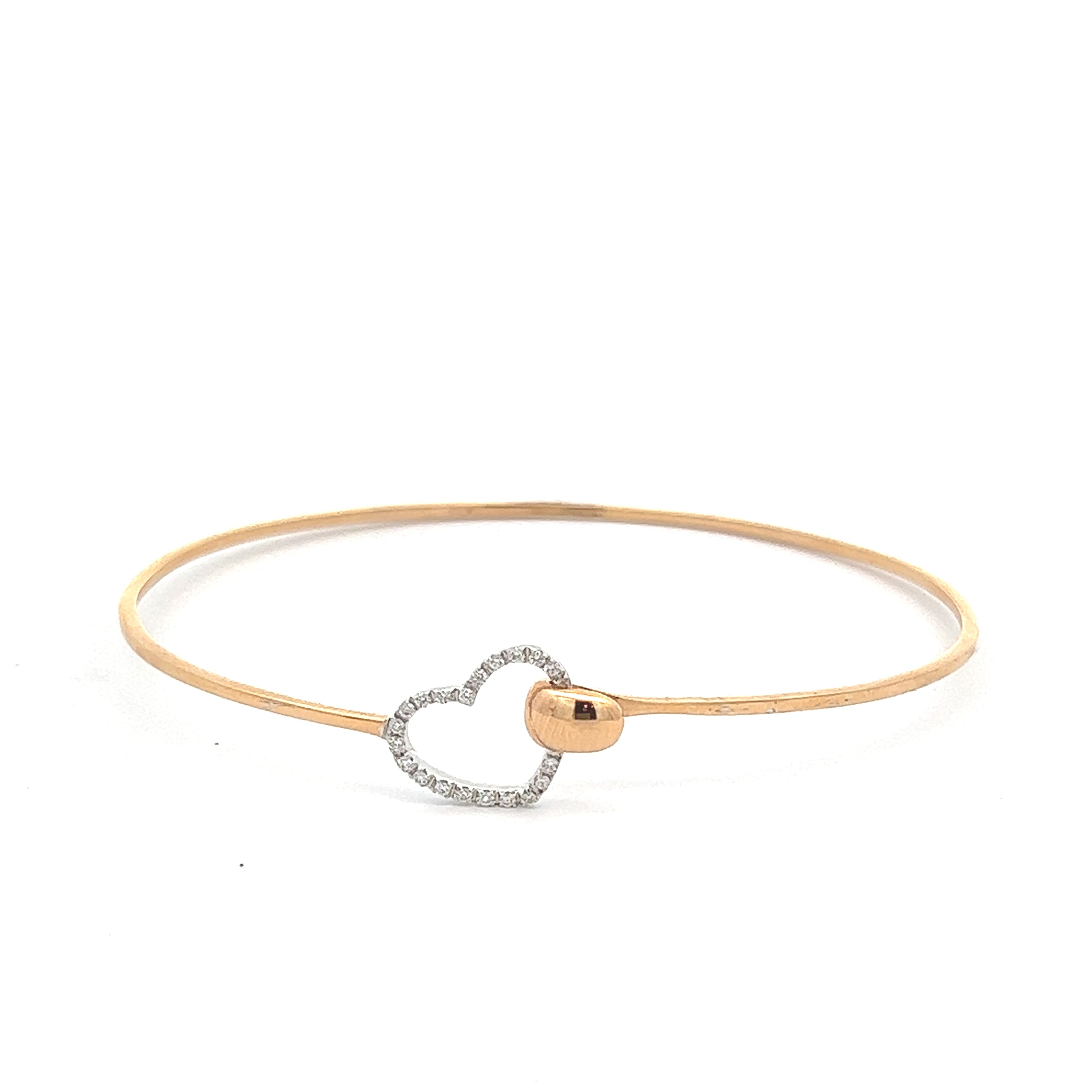 Diamorix Diamond Heart Bracelet By Crivelli – Liviluxe