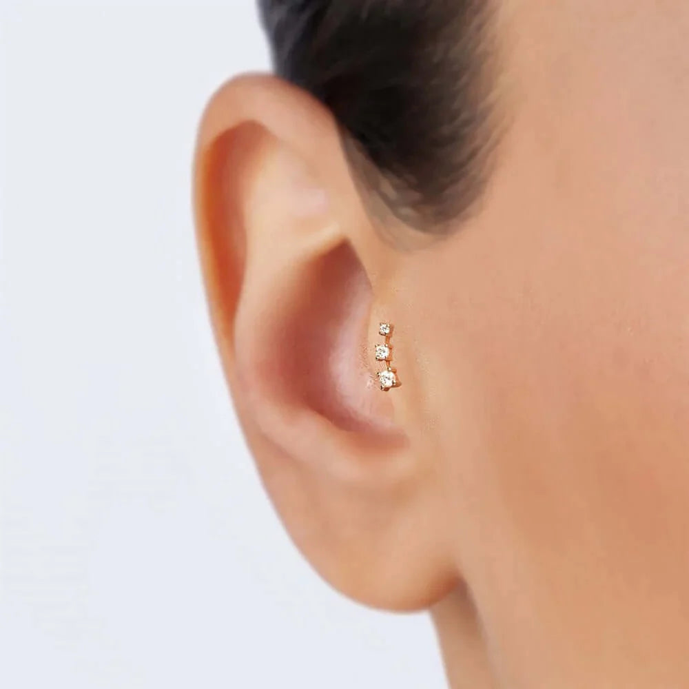 PetalTwigs Diamond Piercing