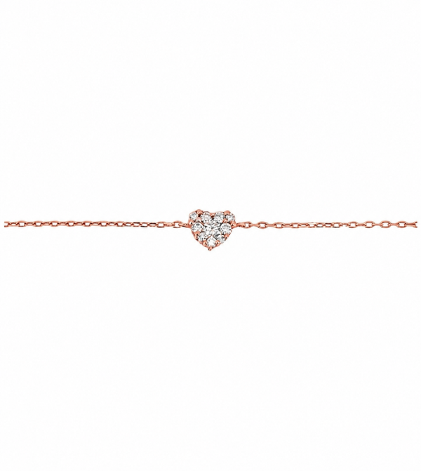 Tiny Diamond Gold Bracelet  By Gioielli Di Valenza